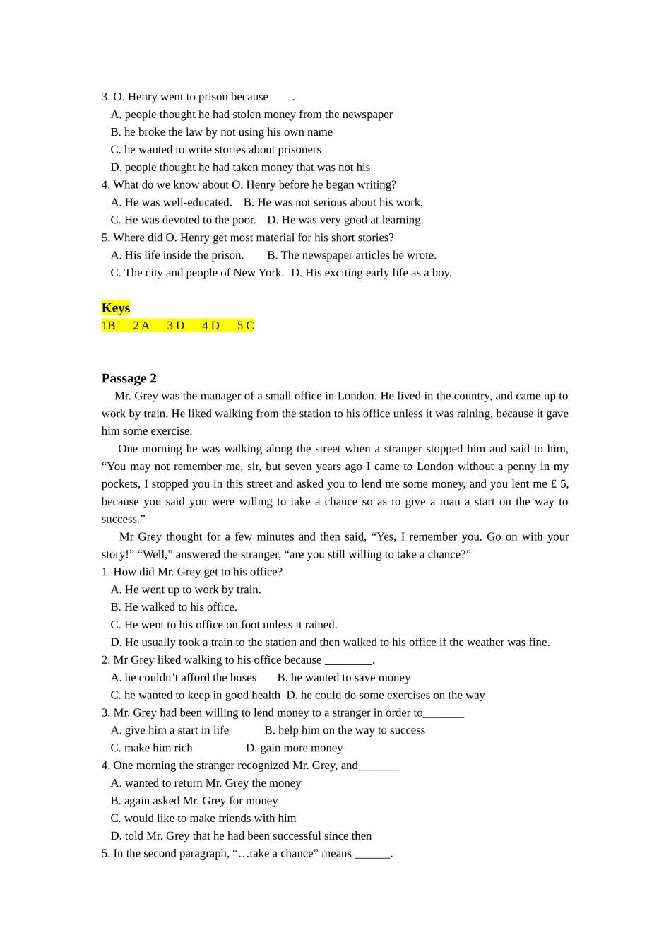 2025年国际沟通英语试题库_第2页