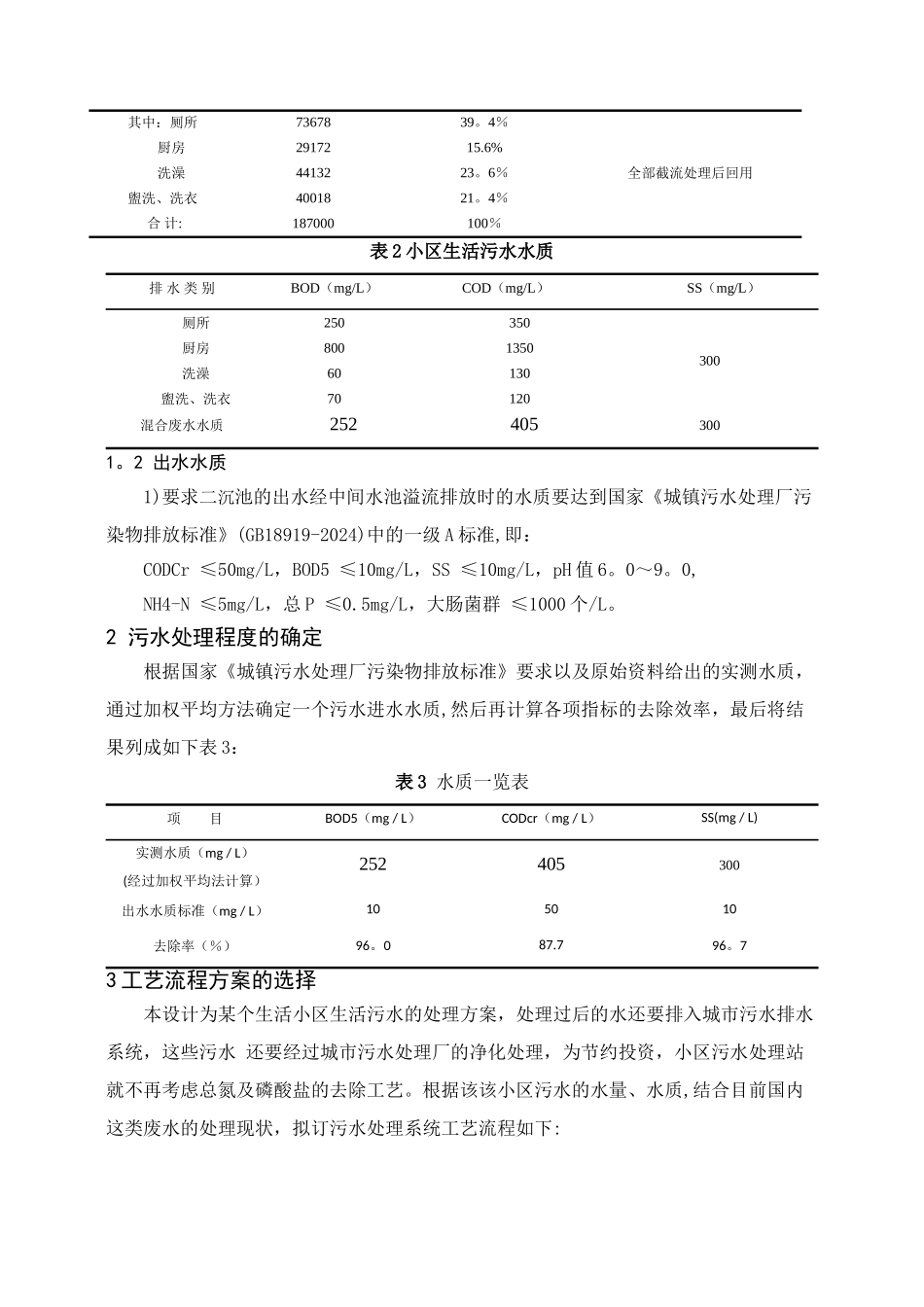 水污染控制工程设计计算说明书_第3页