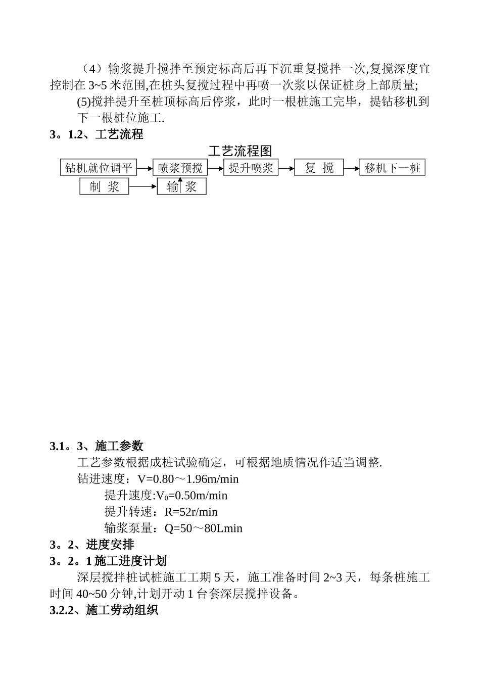水泥搅拌桩试桩工程施工组织设计_第3页