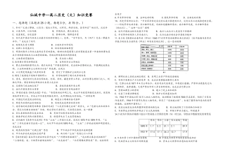 2025年高二历史知识竞赛