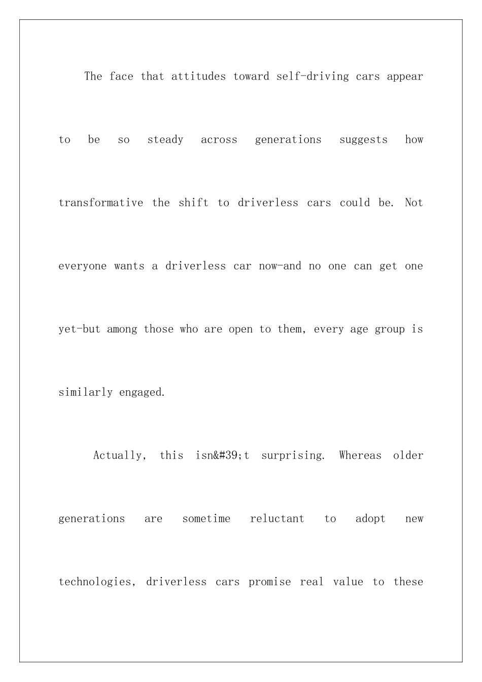 2025年6月英语四级仔细阅读真题及答案第三套_第3页