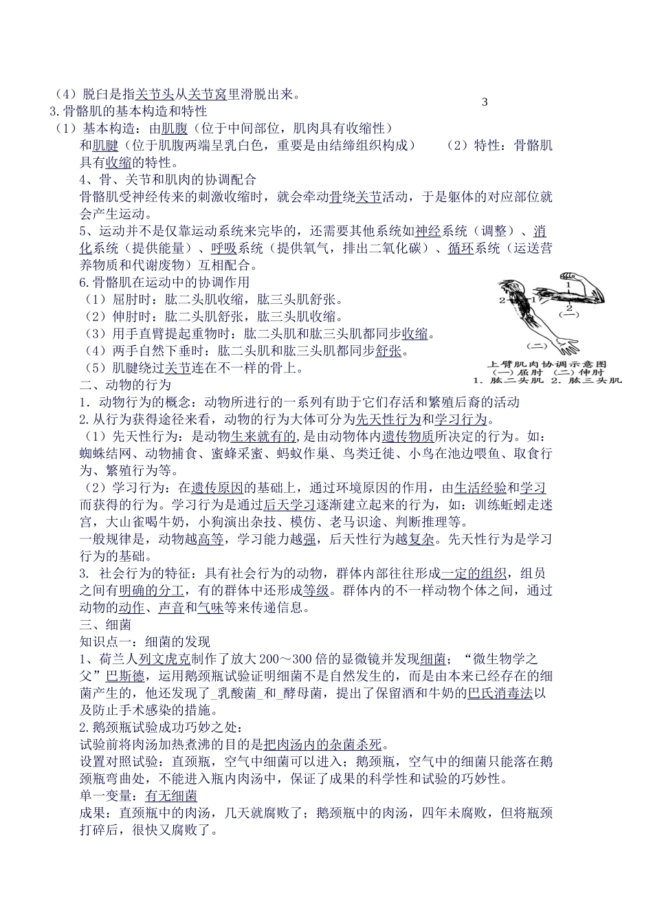 2025年生物结业考试八年级知识点总结_第2页
