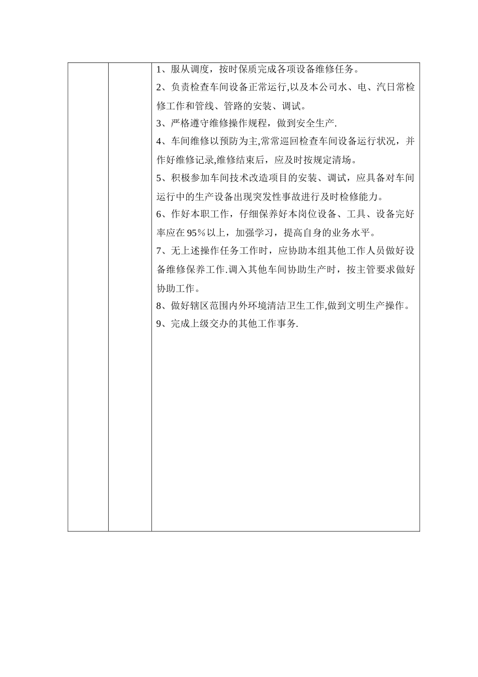 水电岗位职责_第2页