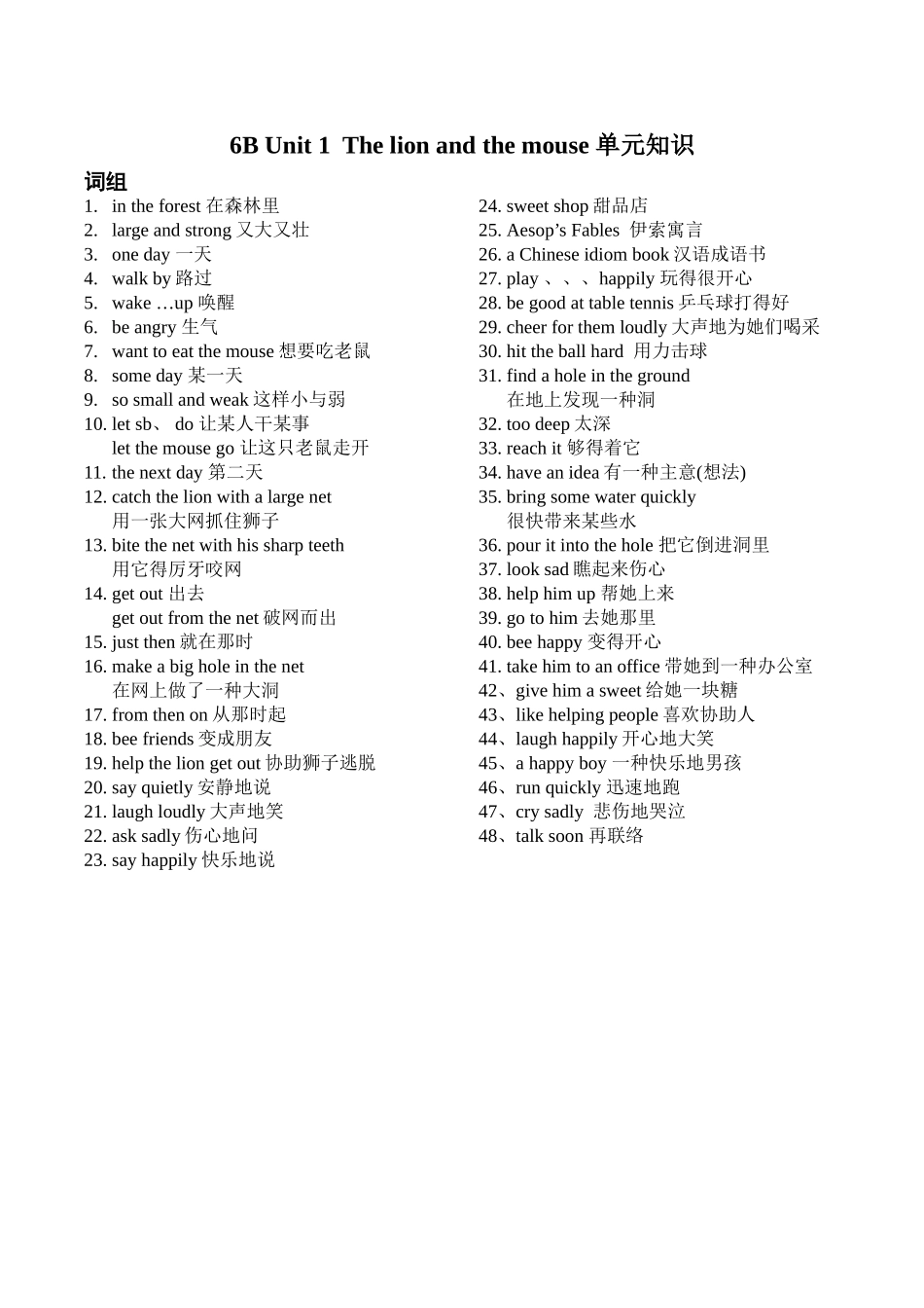 2025年英语六下18知识点_第1页