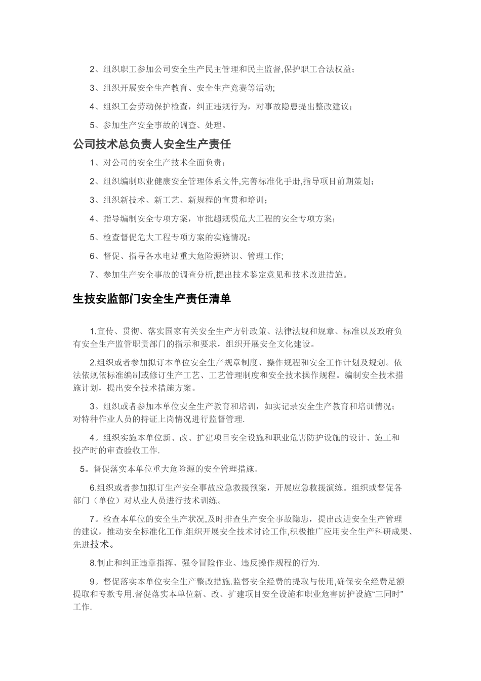 水电站安全责任清单_第3页