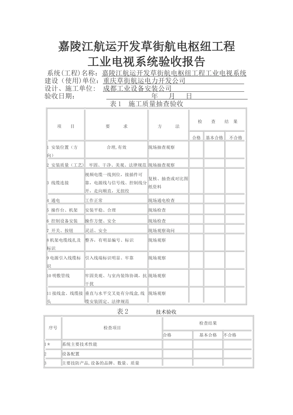 水电站验收报告_第1页