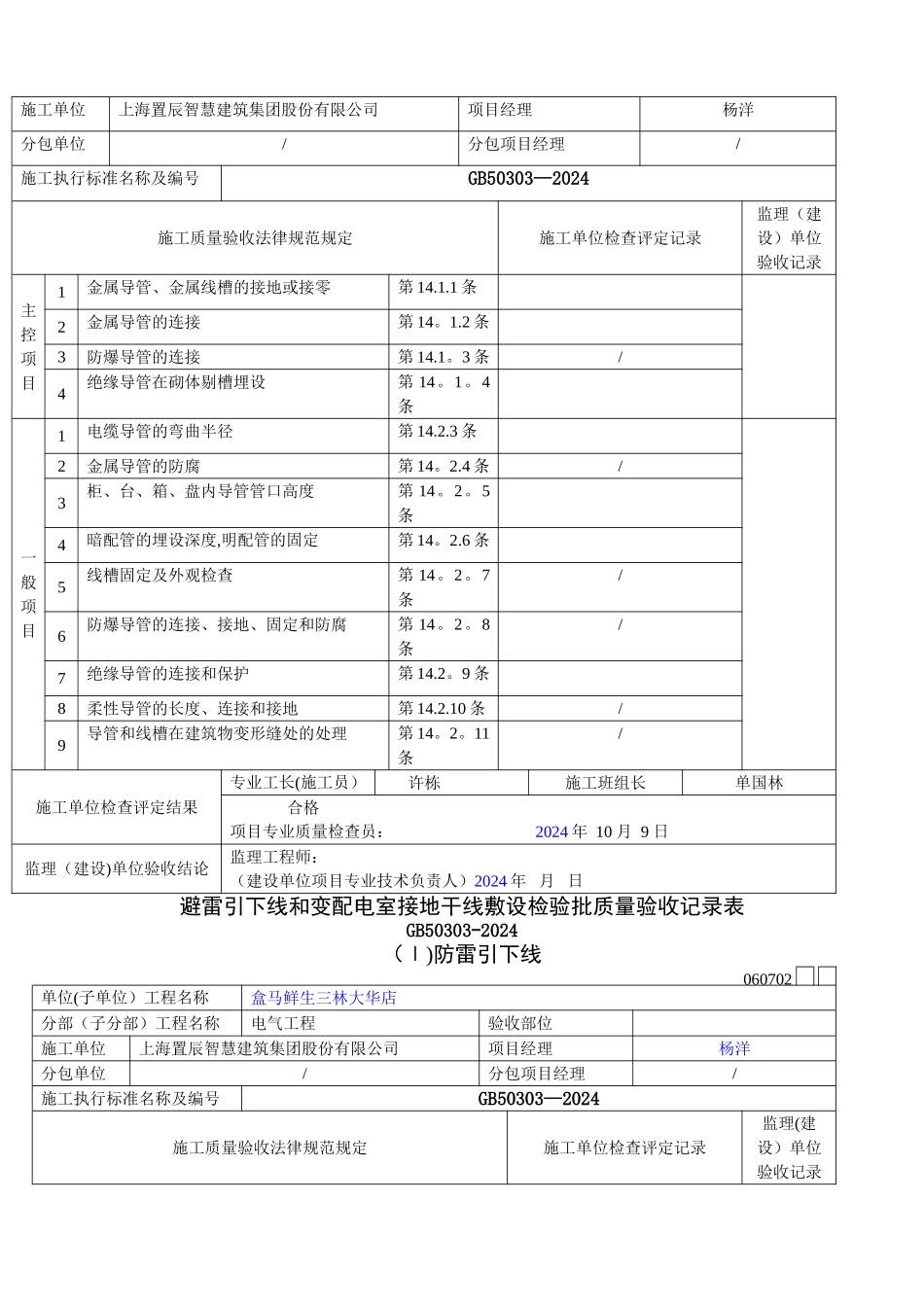 水电预埋导管--报验申请表_第3页