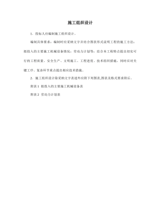 水肥一体化施工组织设计