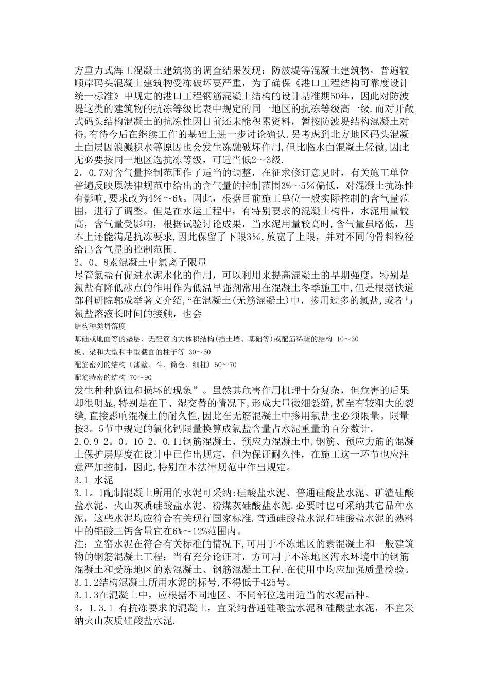 水运工程混凝土施工规范_第3页