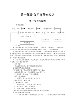 永恩零售事业部相关流程制度