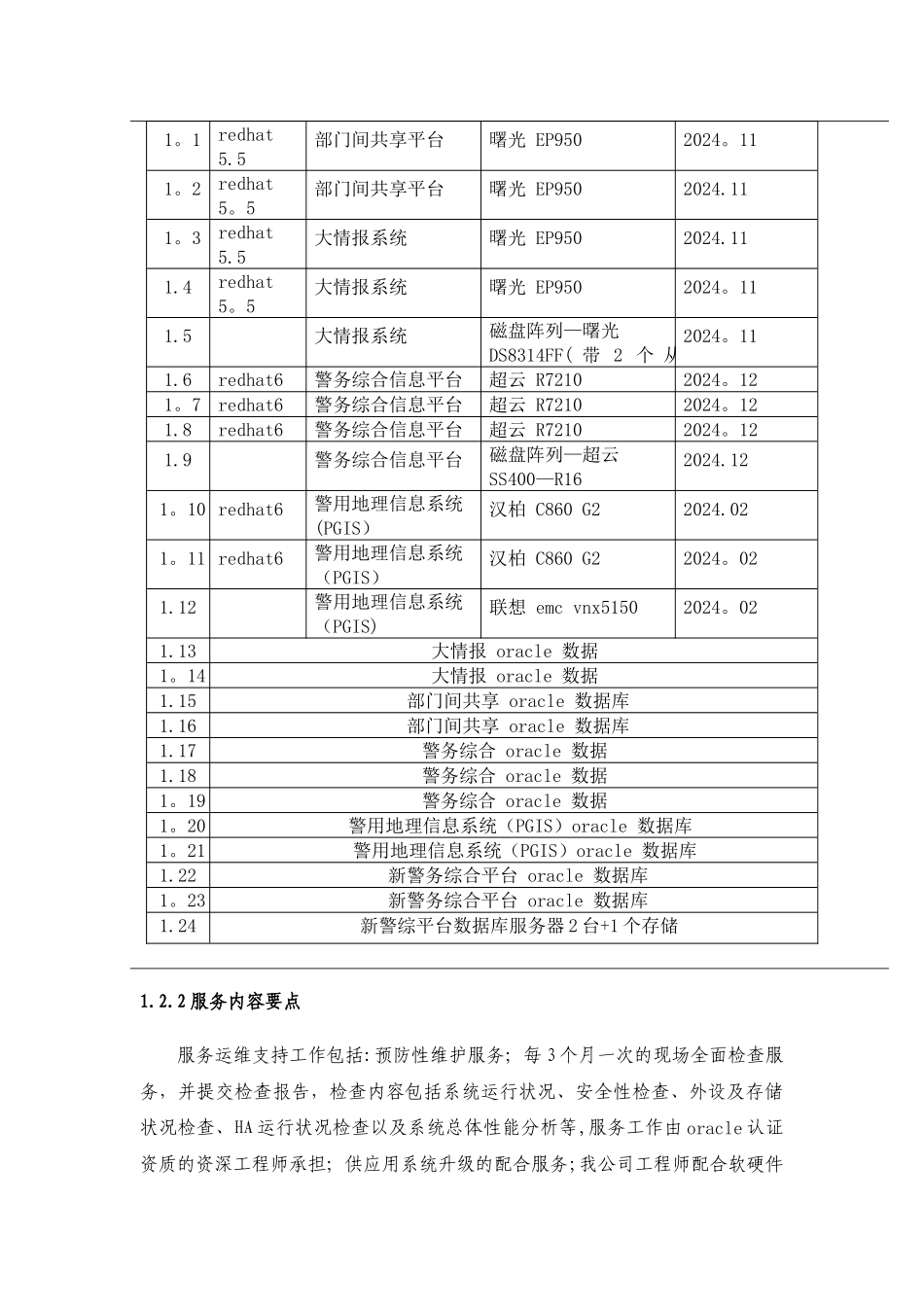 汇天2024年江西省电力公司服务器、存储等重要硬件维保项目投标方案_第3页