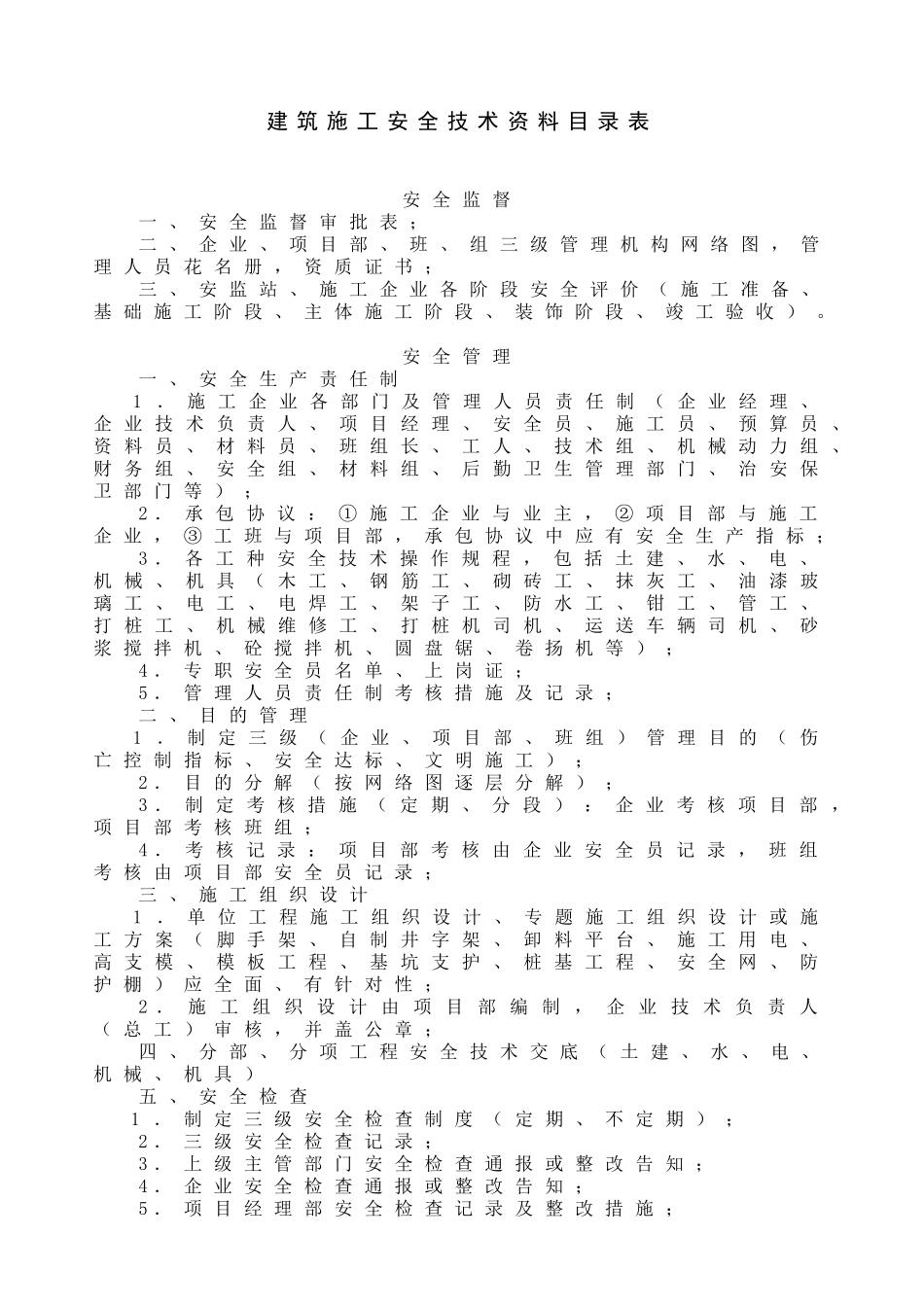 2025年建筑安全全套档案_第1页