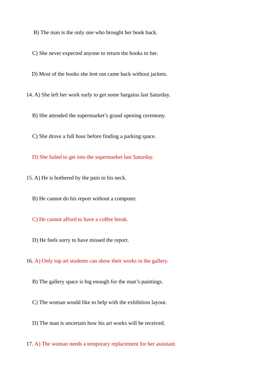 2025年6月英语六级听力试题及答案_第2页