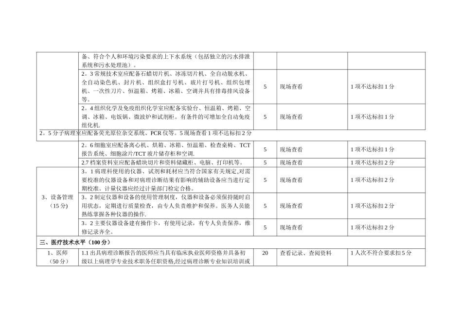江苏省三级综合医院病理科建设与管理评价标准(试_第3页