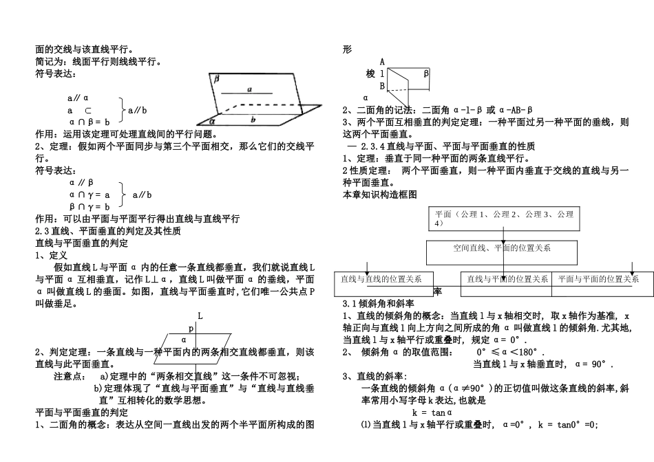 2025年高二数学知识点总结大大全必修_第3页