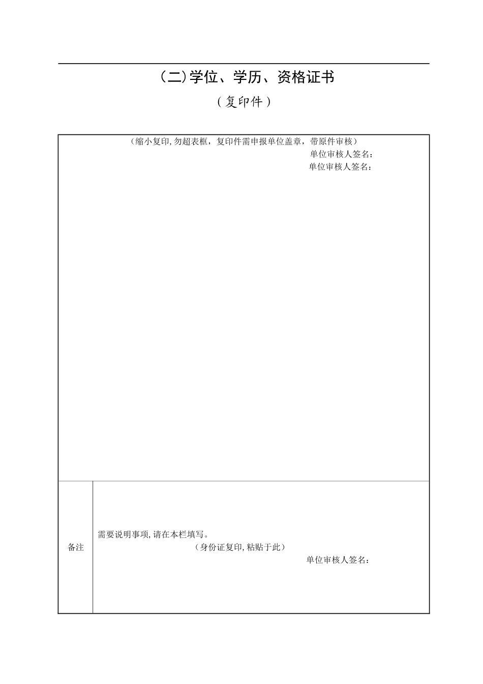 江西省专业技术资格考核认定表_第3页