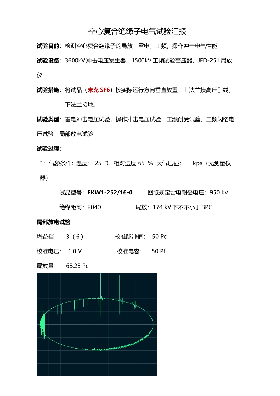 2025年成品全套电气性能试验报告_第1页