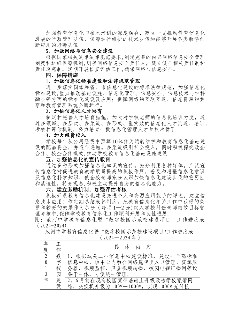 池河中学教育信息化建设三年行动计划_第2页