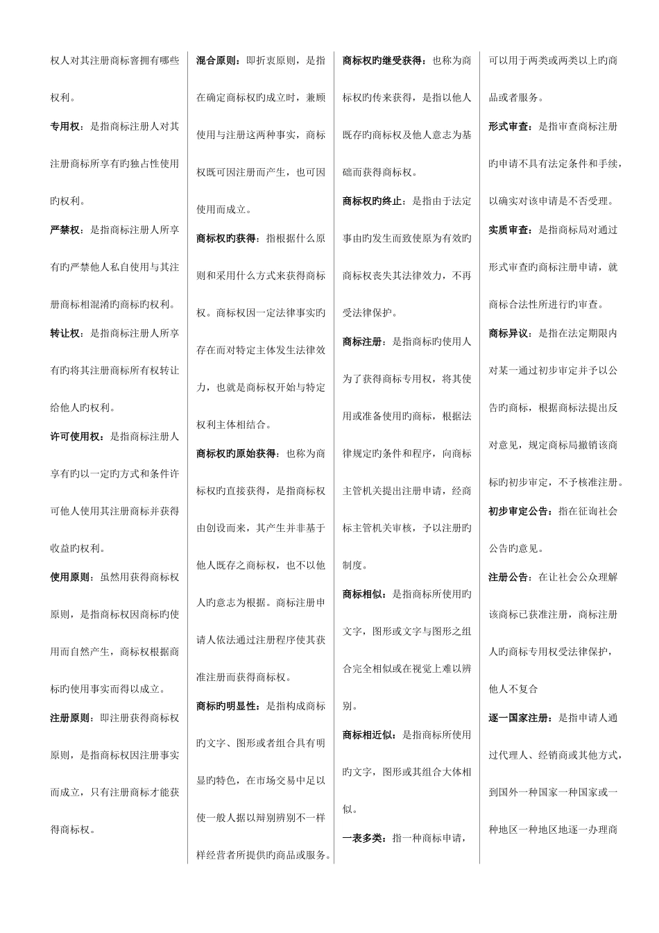 2025年1月电大期末考试知识产权法考点版_第3页