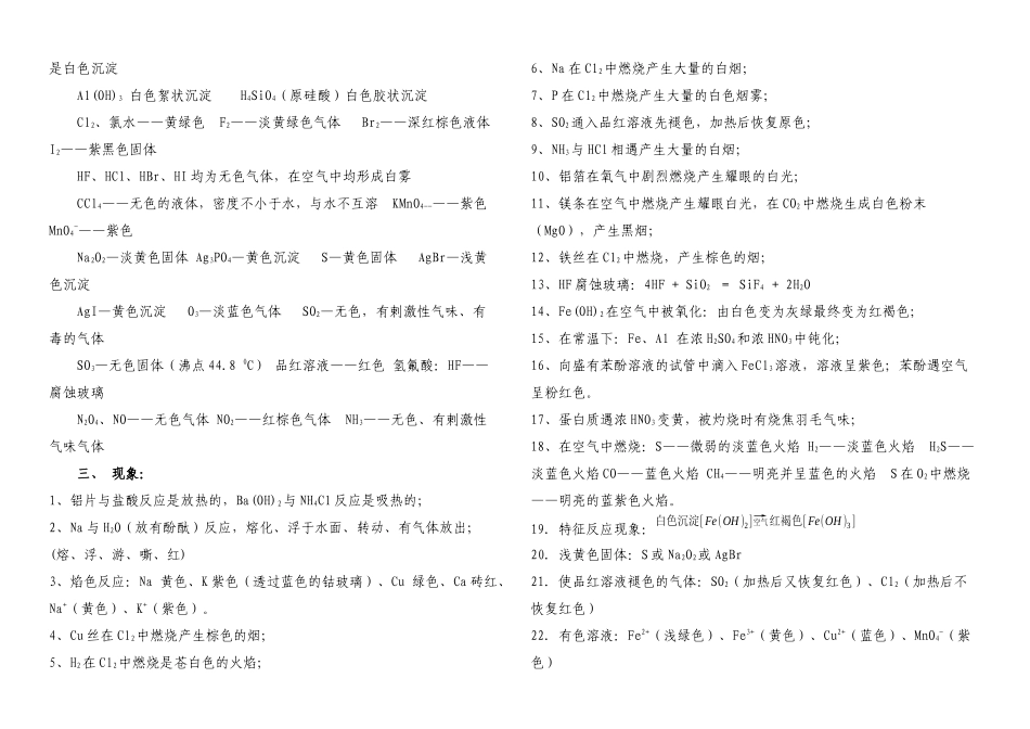 2025年人教高中化学重要知识点详细总结全_第2页