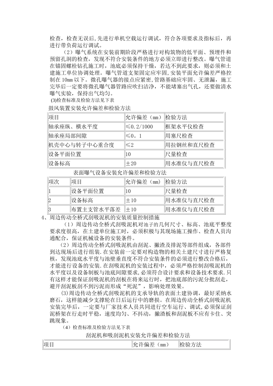 污水处理厂设备安装的质量控制措施_第2页