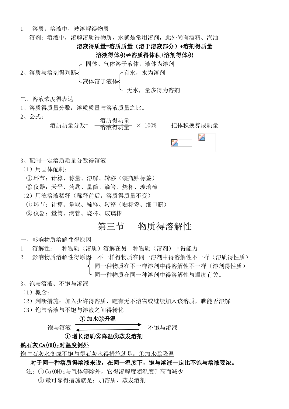 2025年九年级化学知识点沪教版_第2页