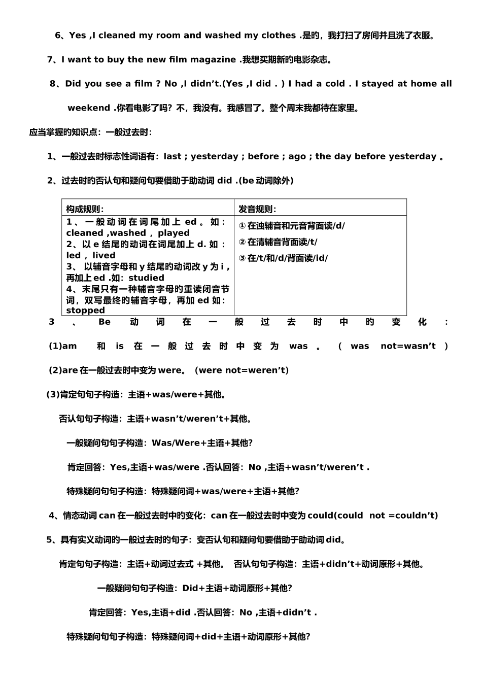 2025年pep六年级英语下册知识点总结_第3页