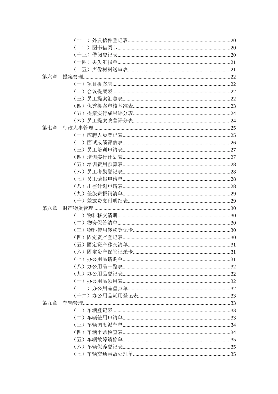 2025年办公室文员的几张表_第2页