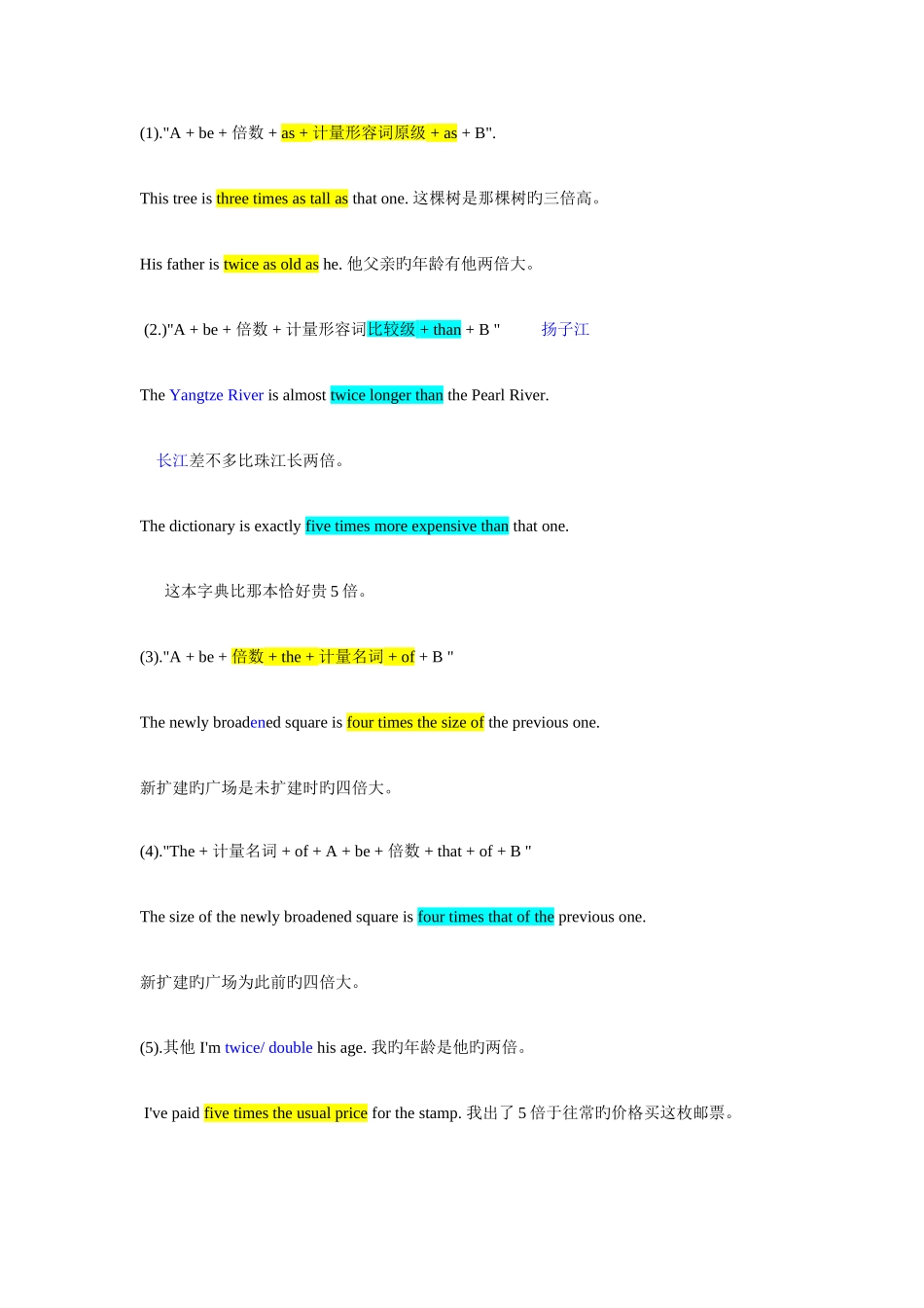 2025年B级翻译知识点归纳_第3页