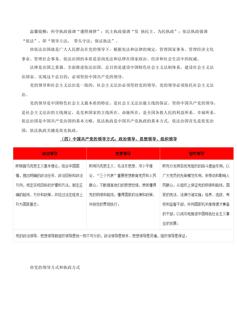 2025年备战高考政治考点一遍过考点24我国的政党制度含解析_第2页
