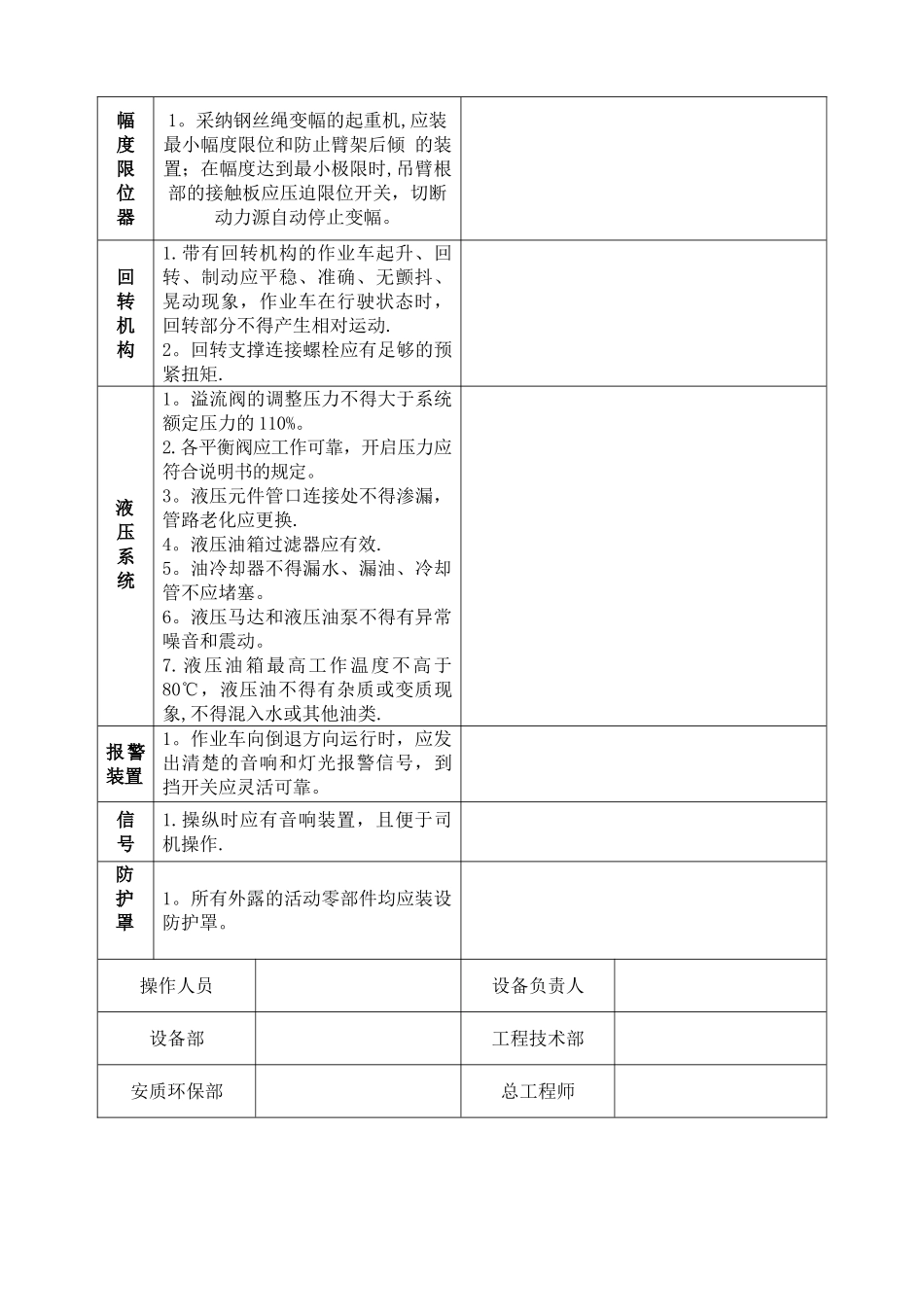 汽车吊检查记录表_第3页