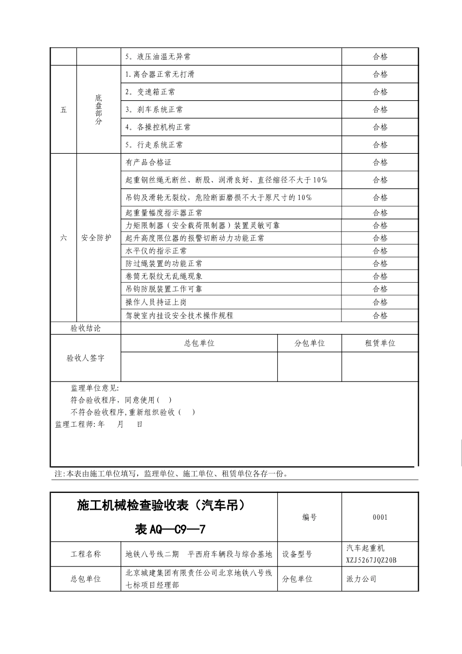 汽车吊验收表_第2页
