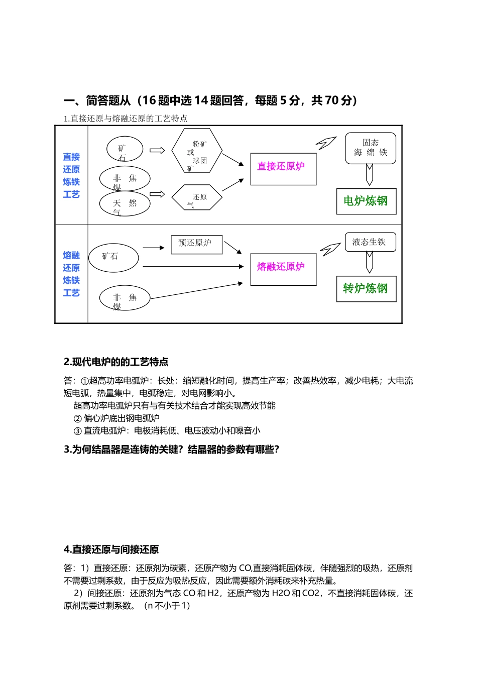 2025年北科大冶金工程复试1314真题_第2页