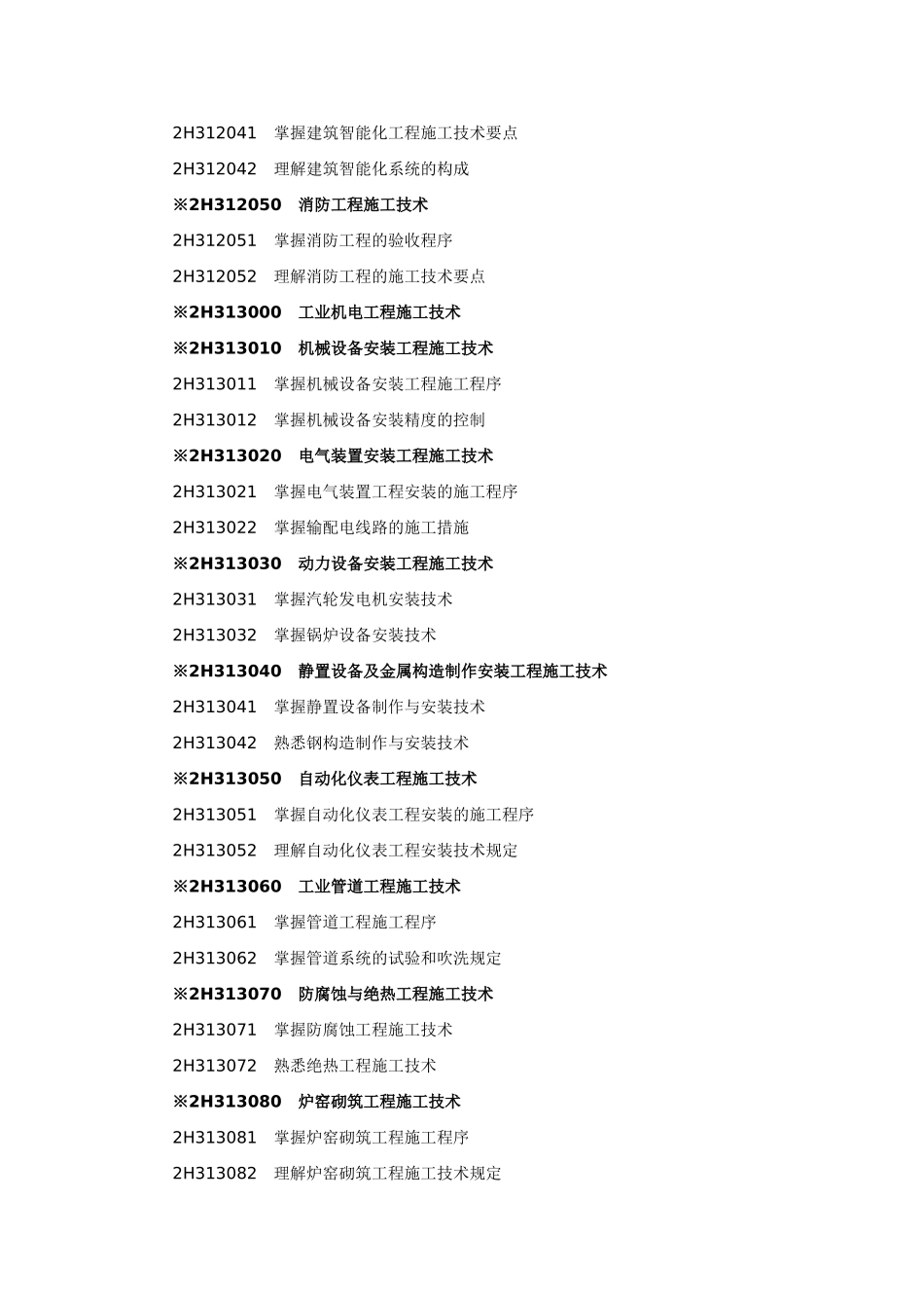 2025年二级建造师考试大纲机电工程专业_第2页