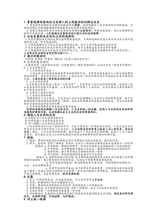 2025年考研政治知识点