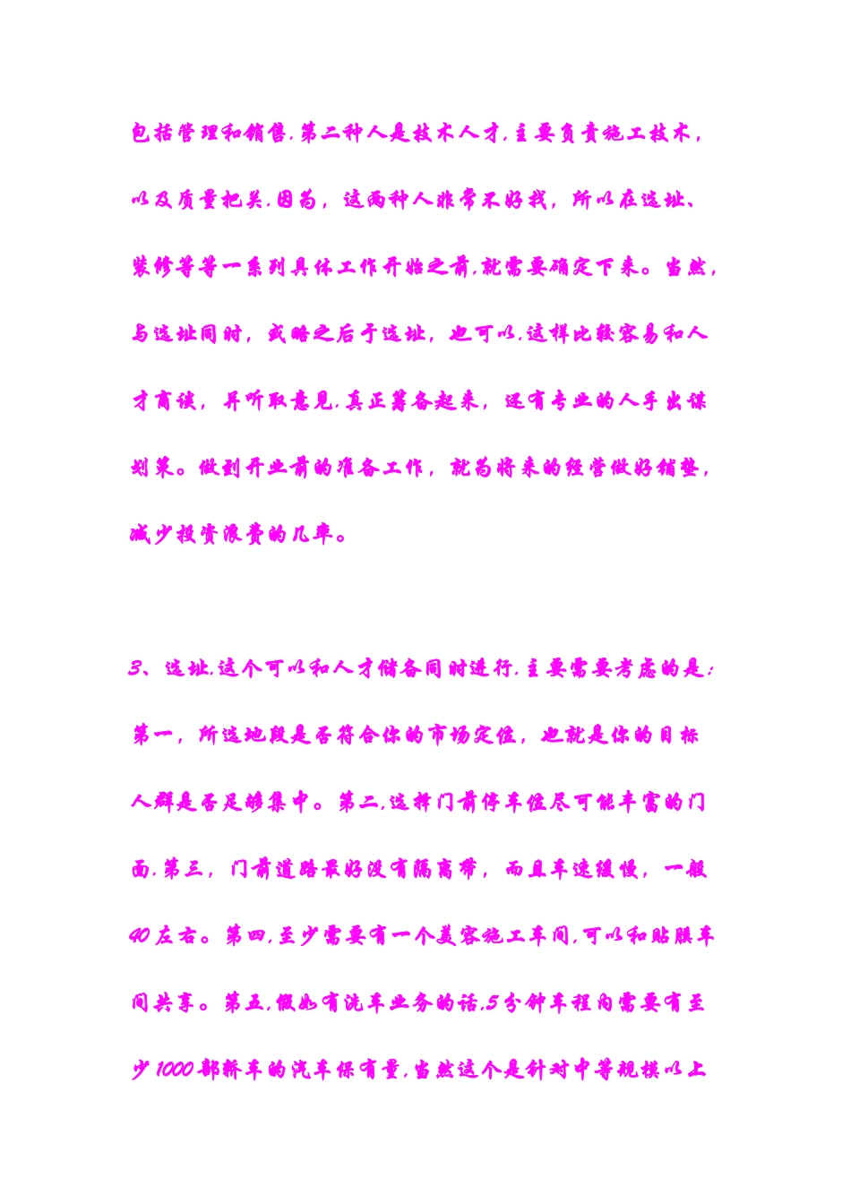 汽车美容店经验方案_第2页