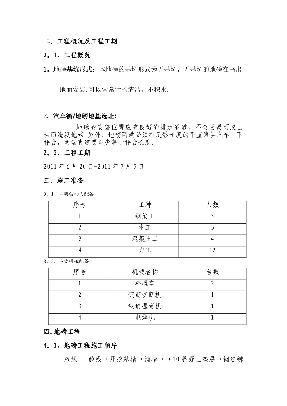 汽车衡总体施工方案_第2页