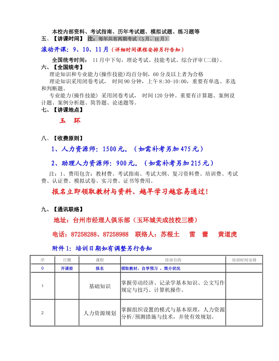 2025年国家人力资源管理师职业资格培训_第2页