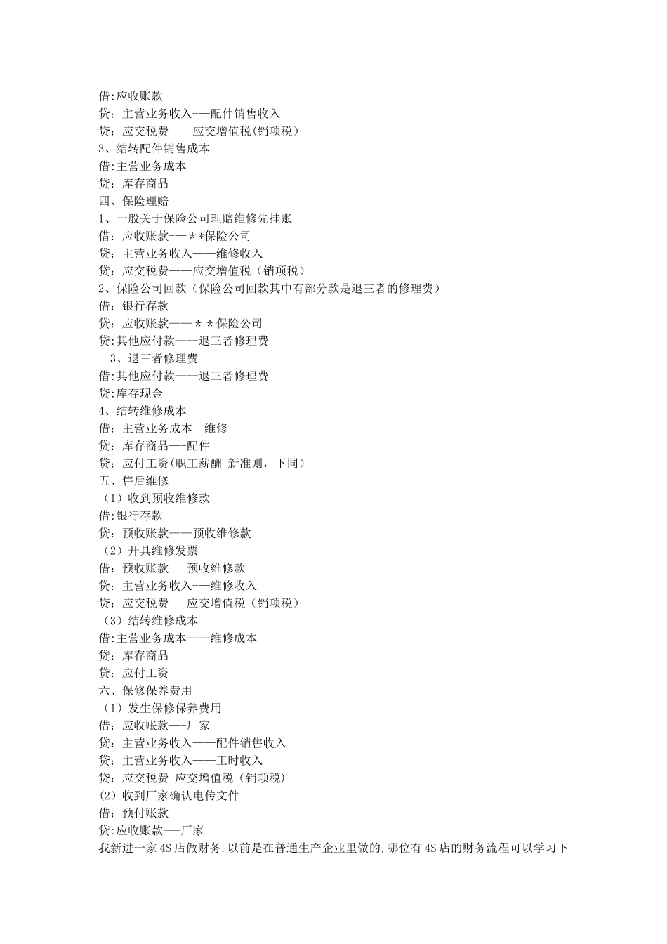 汽车销售行业账务处理大全_第2页