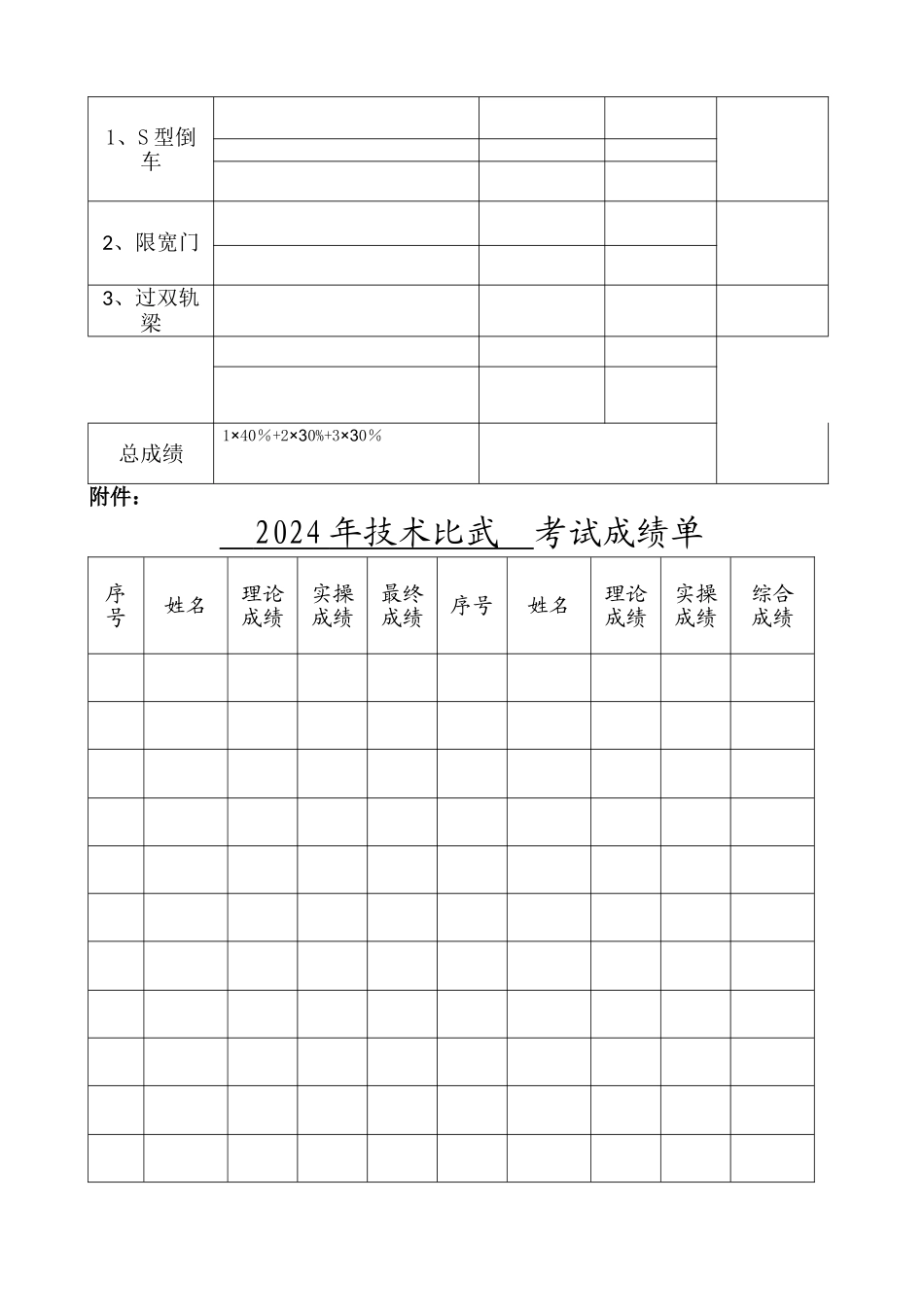 汽车驾驶员技术比武方案_第3页