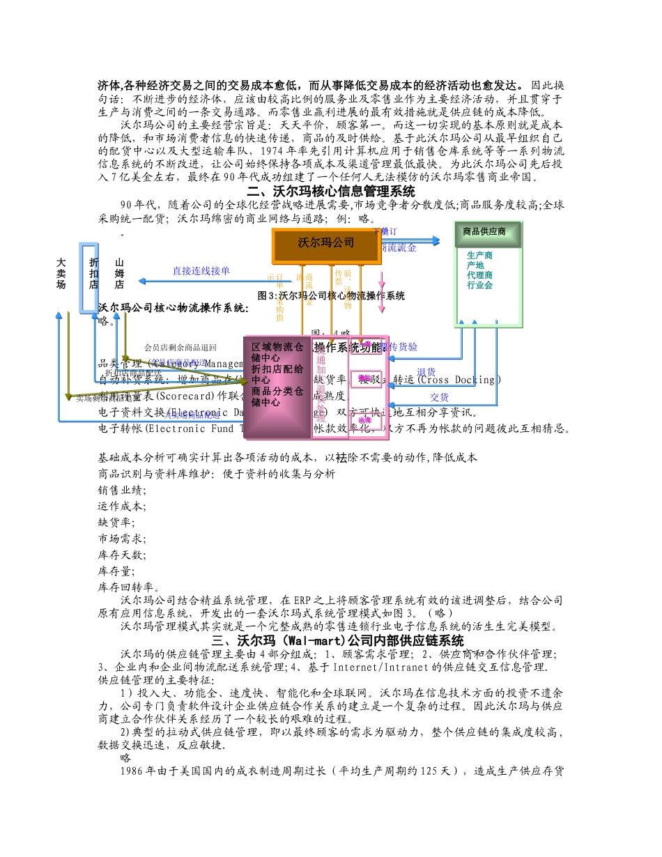沃尔玛公司渠道信息系统的发展管理_第2页