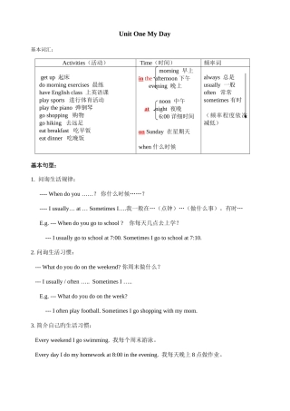 2025年pep小学五年级英语下册知识点整理