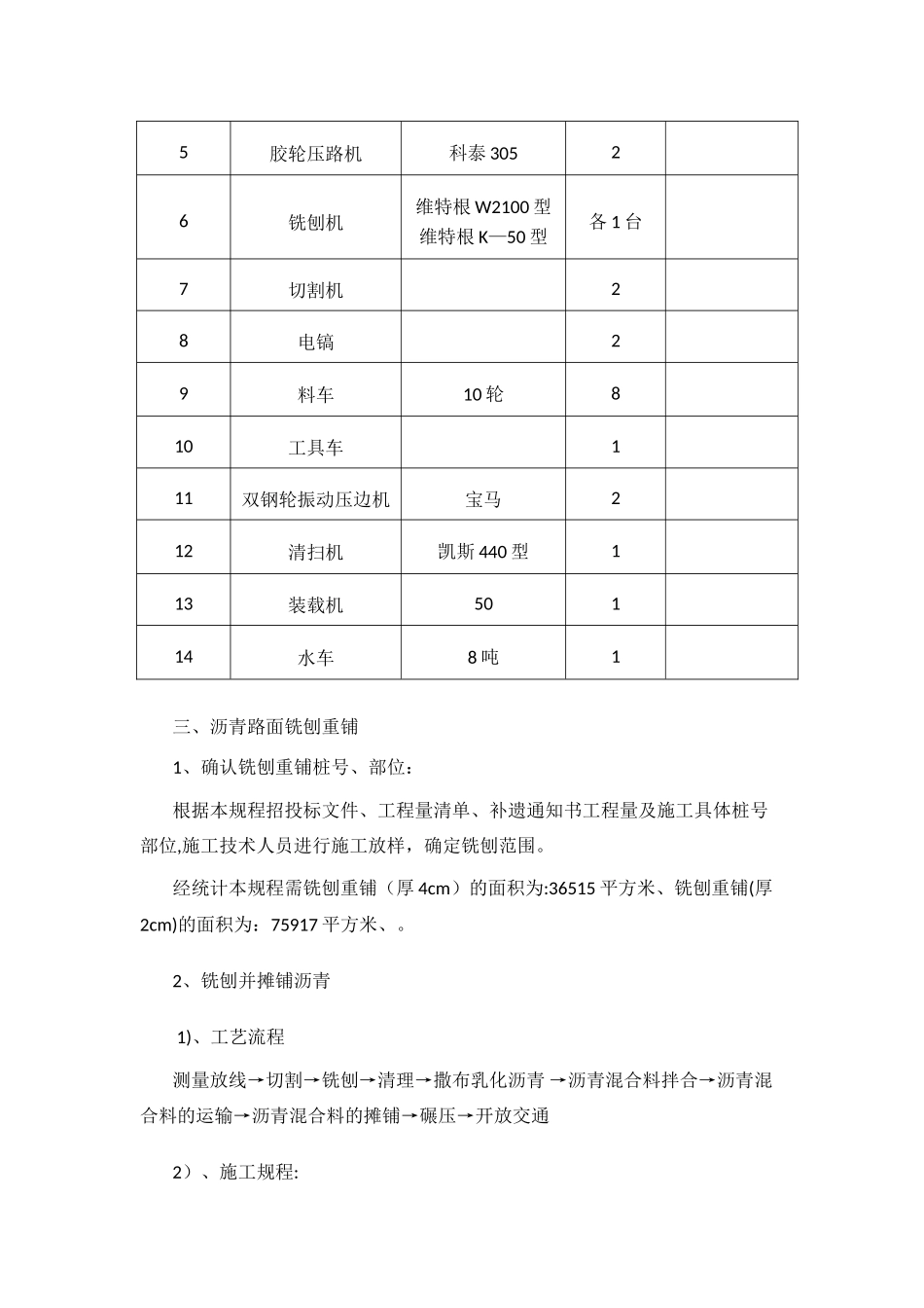 沥青路面铣刨重铺施工方案_第3页