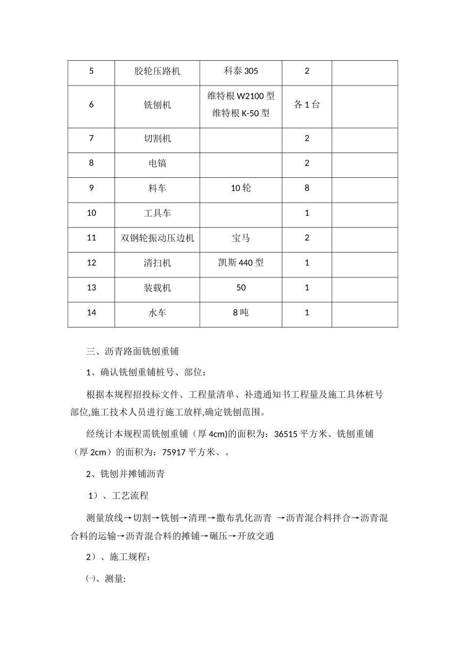 沥青路面铣刨重铺施工方案_第3页