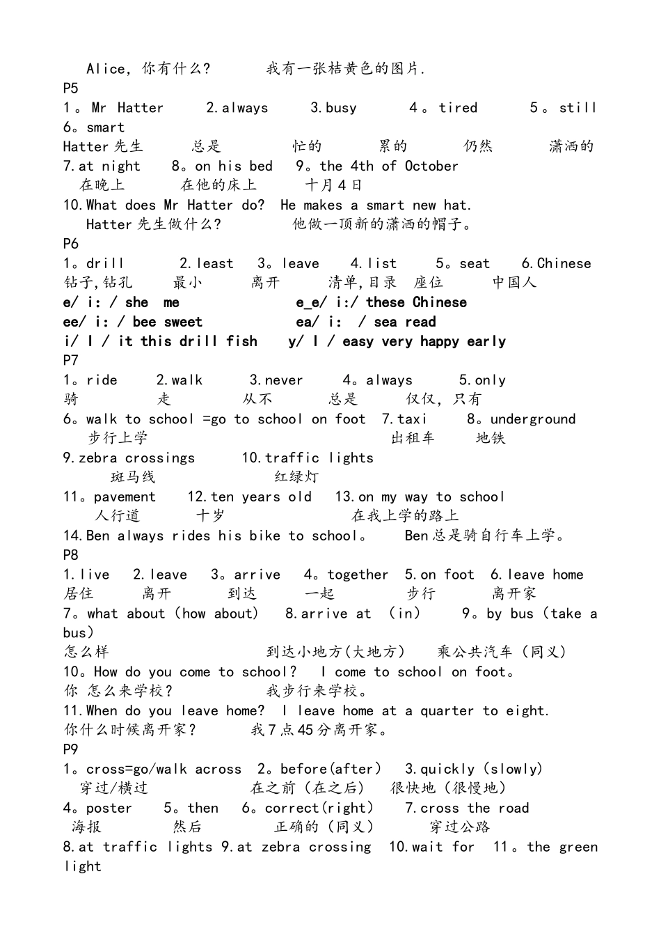 沪教版牛津英语五年级5A词汇表_第2页