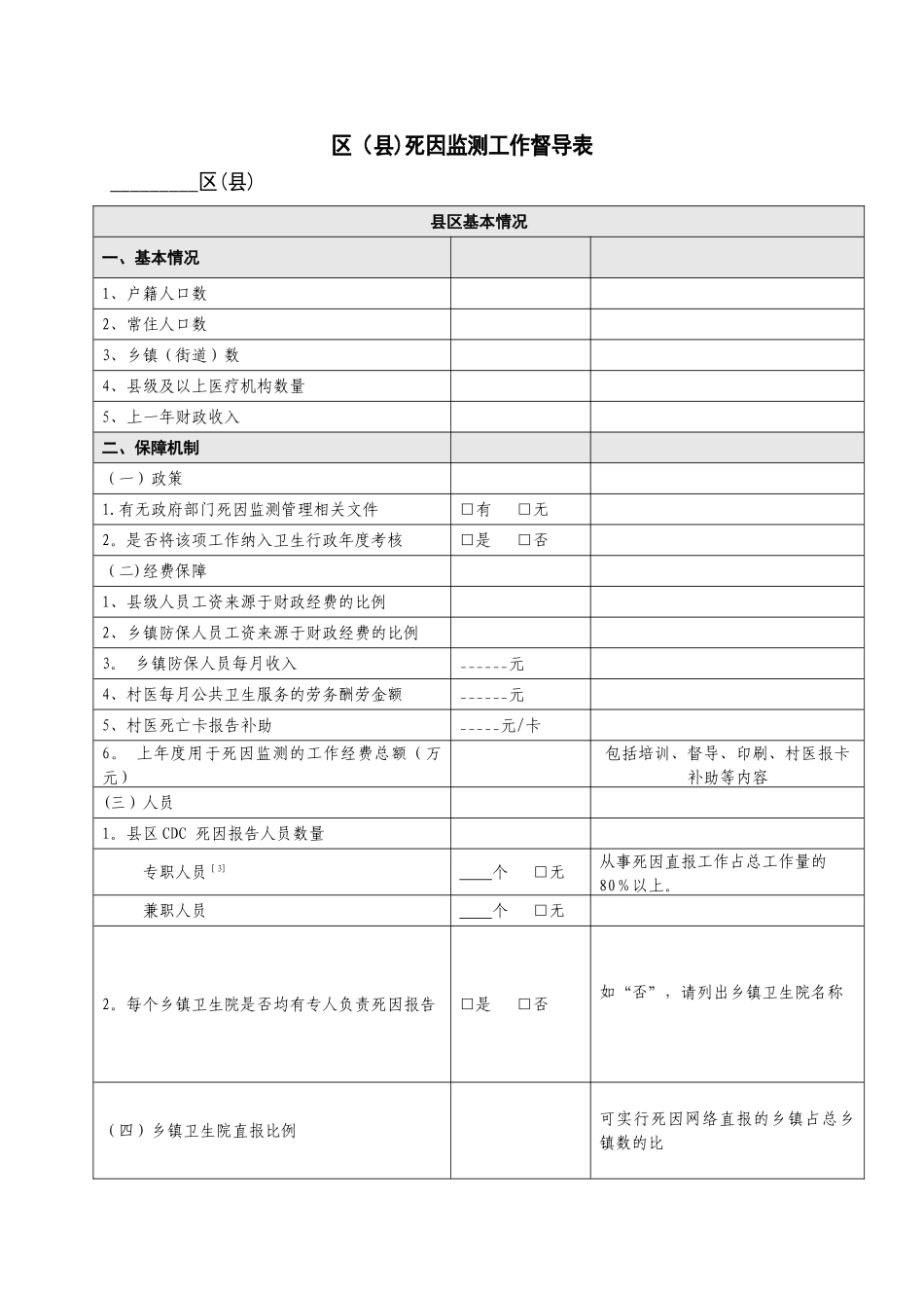 河南省死因监测工作督导方案_第3页