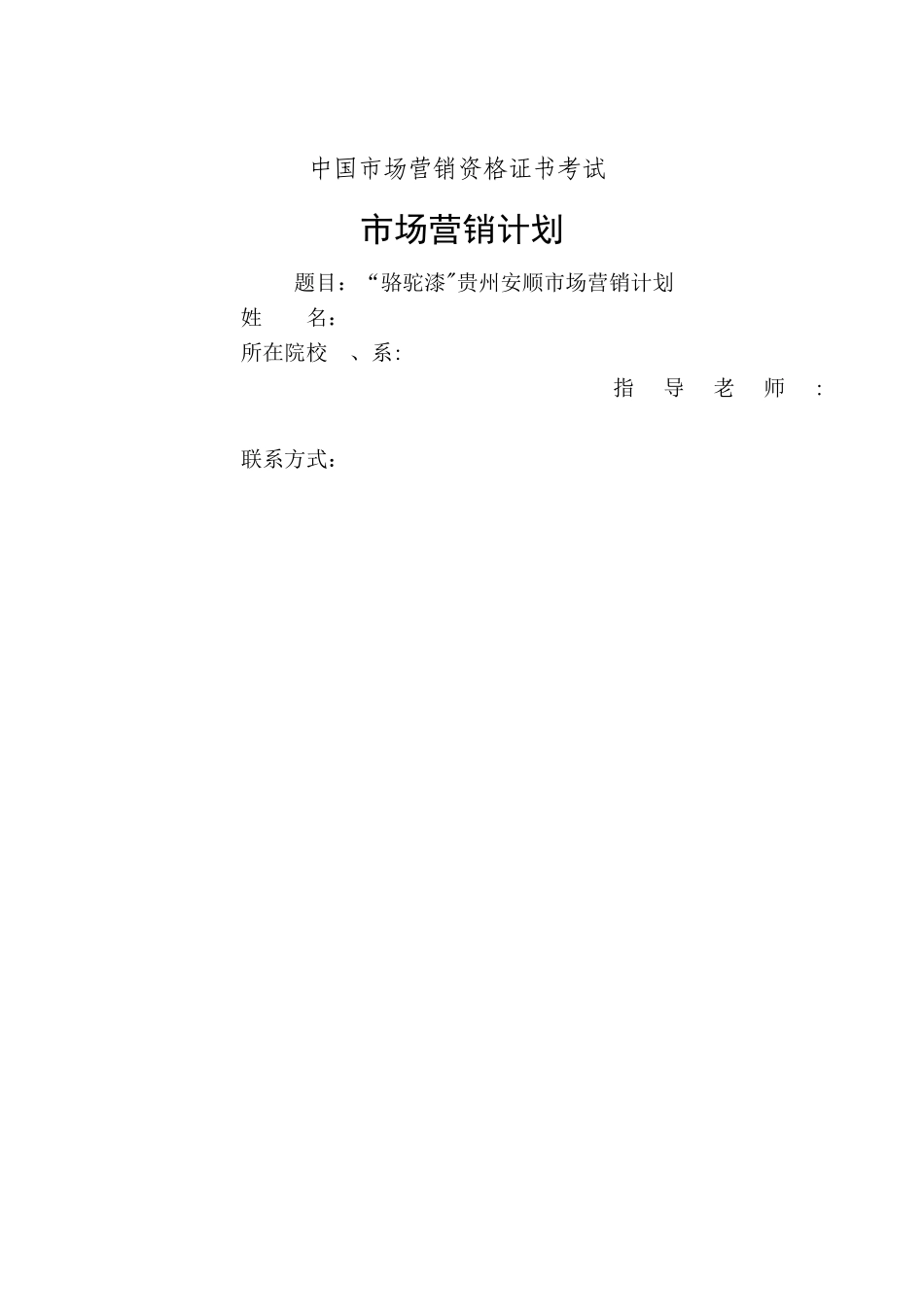 油漆营销策划方案_第1页