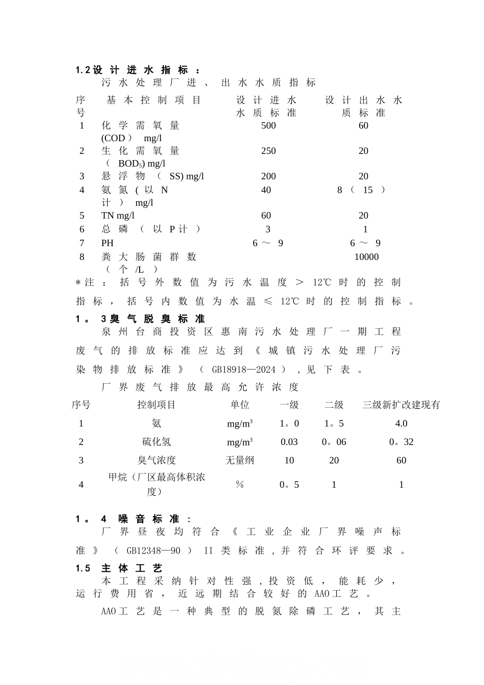 泉州污水处理厂工艺调试方案_第3页