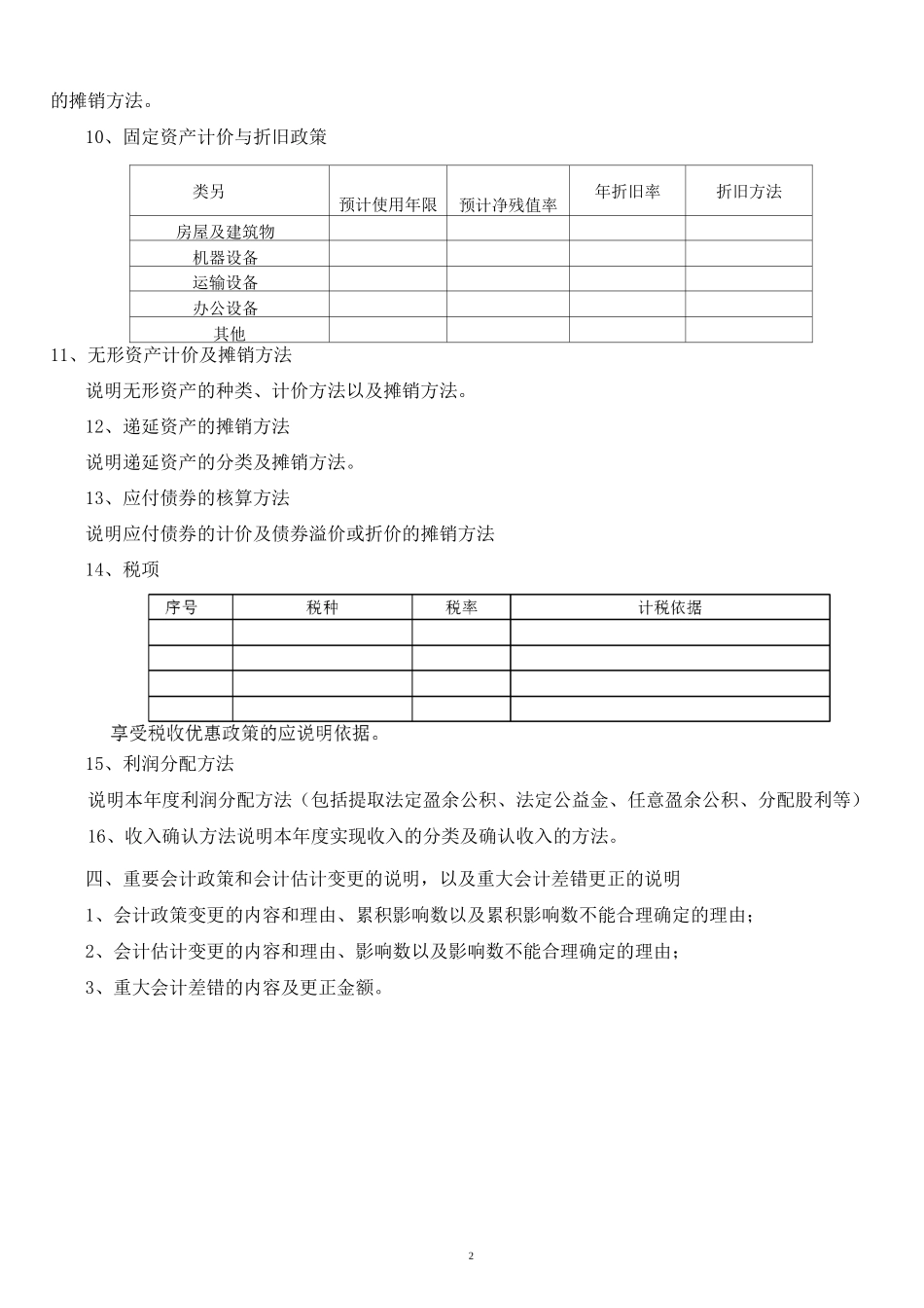 会计报表附注_第2页