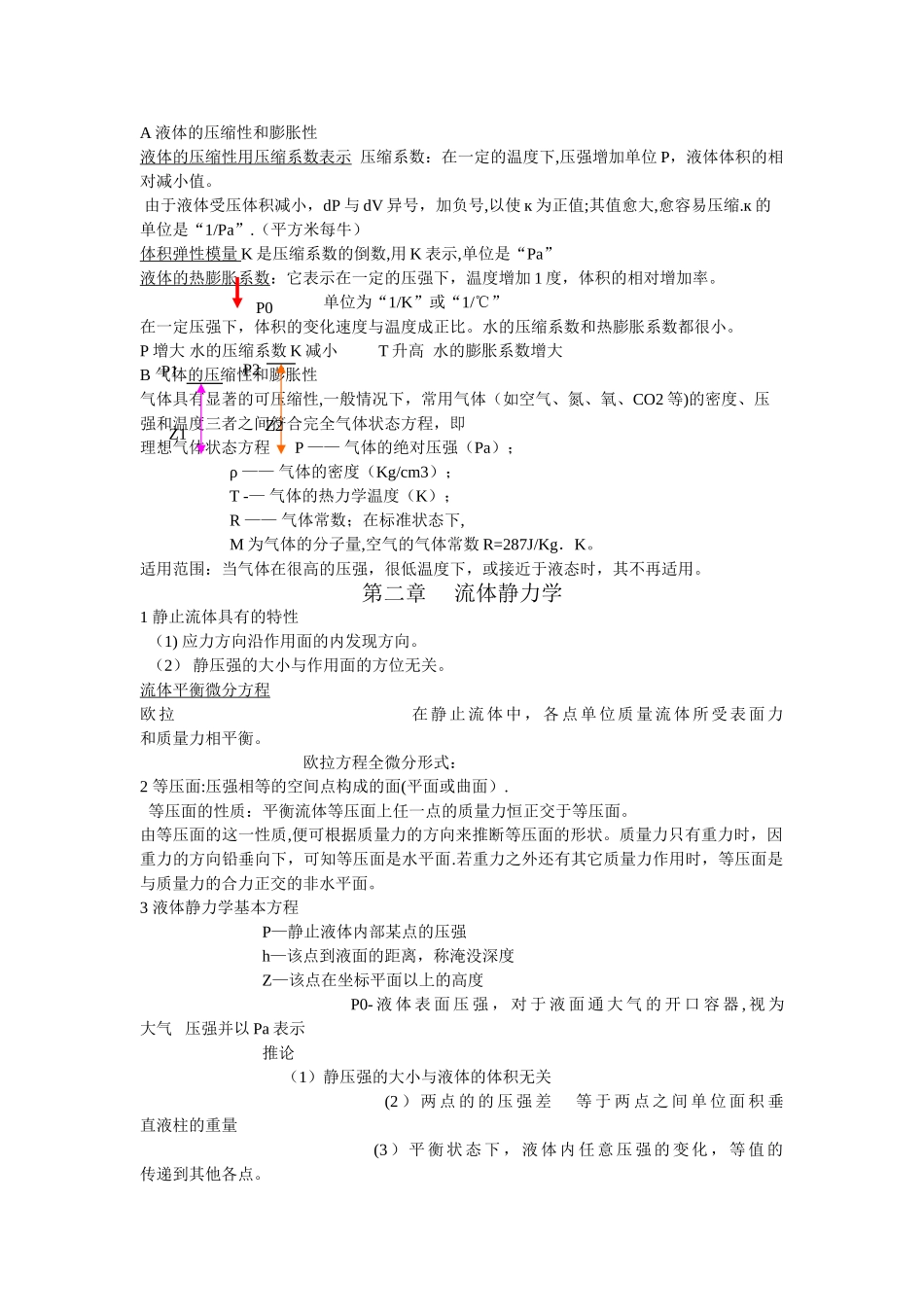 流体力学知识点总结_第2页